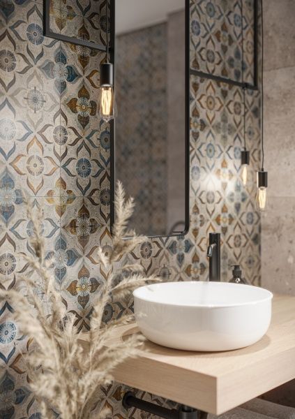 Плитка Ceramika Paradyz DARKSIDE GRYS PATERN 60х60 