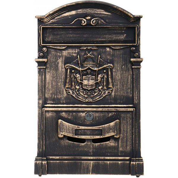 Почтовый ящик Antique 42х26х8.5 см бронза