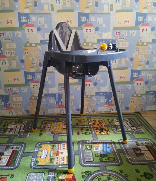 Стульчик для кормления Venus серый