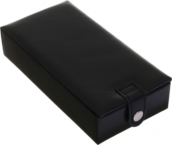 Шкатулка для украшений Royal case 25,2х25,2х8,6 см черная