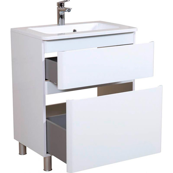 Тумба напольная Aqua Rodos Акцент белая 60 см под умывальник АР000040144