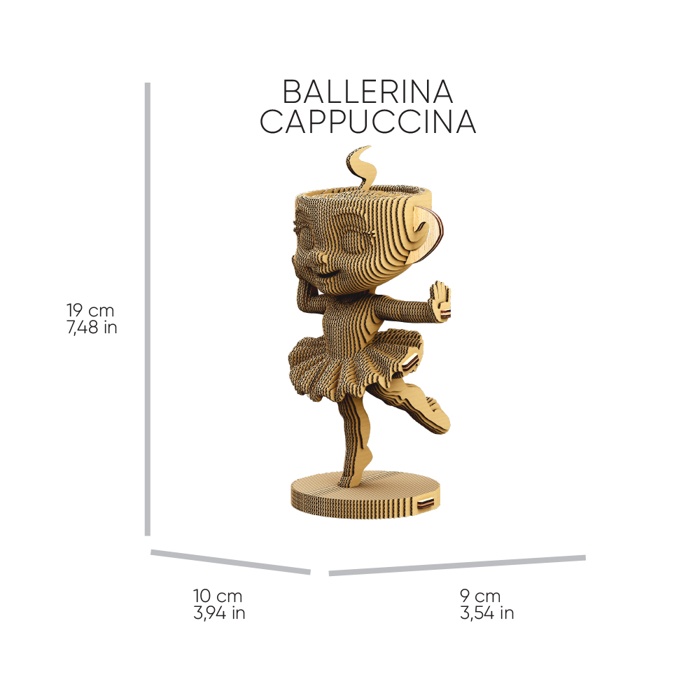 Конструктор картонний Cartonic 3D Puzzle BALLERINA CAPPUCCINA AND FRIENDS