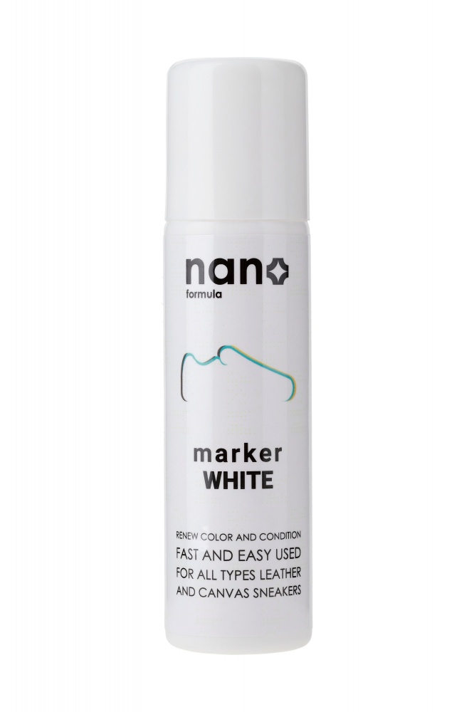 Крем-маркер для обуви Marker White Nano Formula белый 75 мл