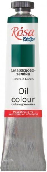 Краска масляная Изумрудно-зеленая 326523 60 мл Rosa Studio