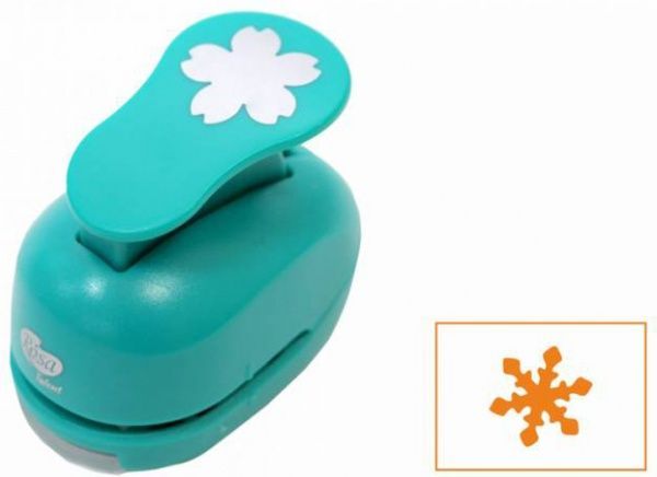 Фигурный дырокол Снежинка 2,5 см Rosa Talent