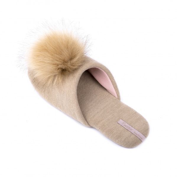 Капці домашні Twins р. 40 бежевий ЕП 