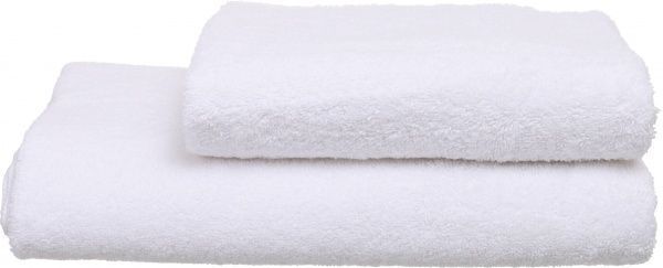 Рушник махровий 140x70 см білий Duru 