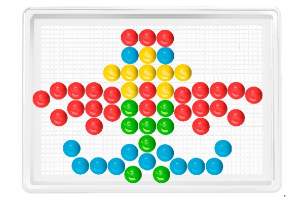 Ігровий набір ТехноК Мозаїка 6 Ø18 мм 140 шт. 3381