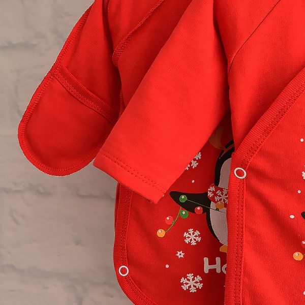 Боди унисекс Blanka Мой Первый Новый год р.62 красный 110063 