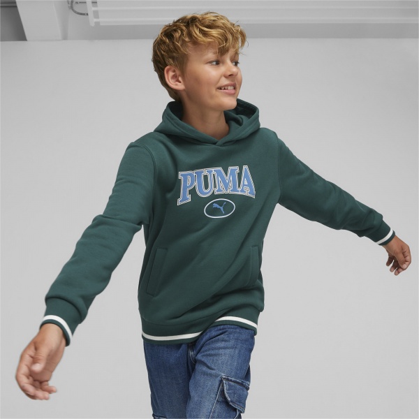 Джемпер Puma PUMA SQUAD HOODIE FL B 67635643 р.128 зелений