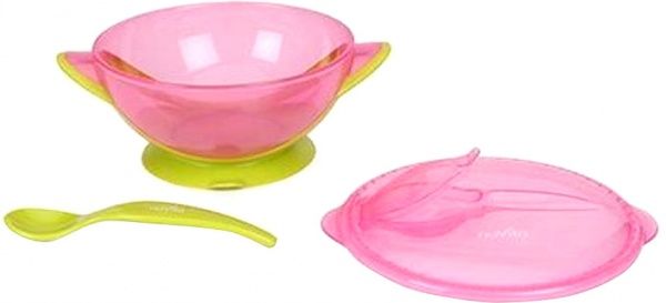 Набор детской посуды Nuvita NV1421Pink