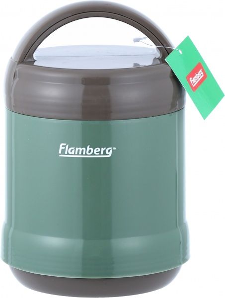 Термос Lunch Time 1 л зелений Flamberg