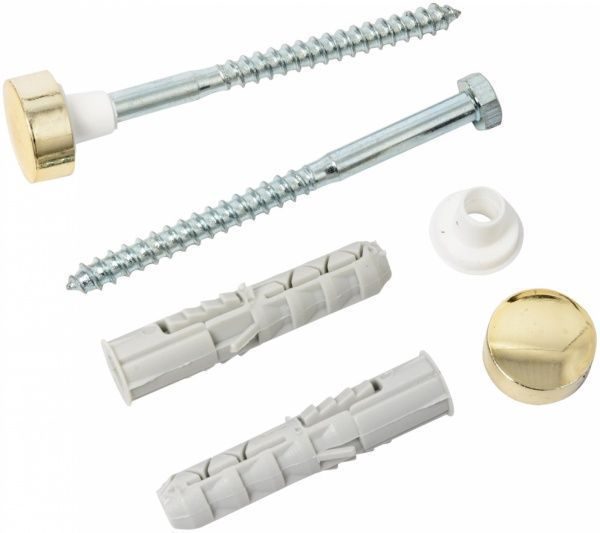 Кріплення для унітаза з золотистою кришкою 6х80 мм 2 шт EXPERT FIX