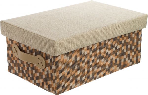Ящик текстильный Natural House FBC03-M із кришкою 160x250x360 мм