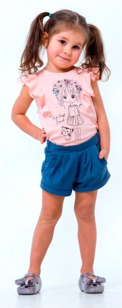 Шорти дитячі Smil 112313 р.140 синій меланж 