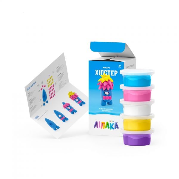 Интерактивный игровой набор Липака Пластилин с приложением Claymate Хипстер MMN002