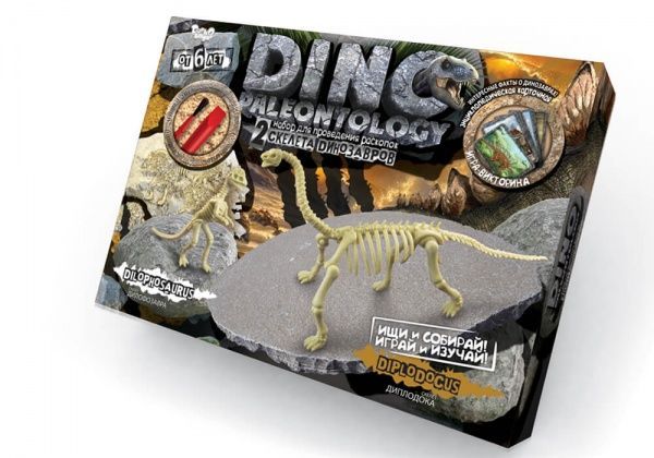 Ігровий набір Danko Toys для проведення розкопок DINO PALEONTOLOGY (5) в асортименті DP-01-01…05