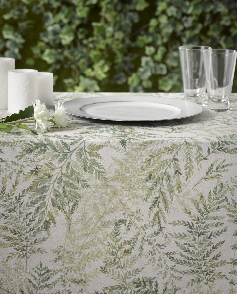 Скатерть Helechos 150x200 см бежевый с рисунком Atenas Home 