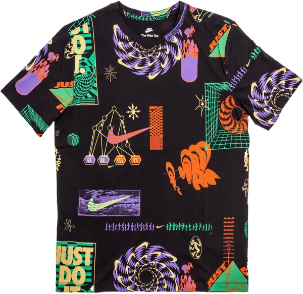 Футболка Nike M NSW TEE FESTIVAL AOP FB9780-010 р.S різнокольоровий