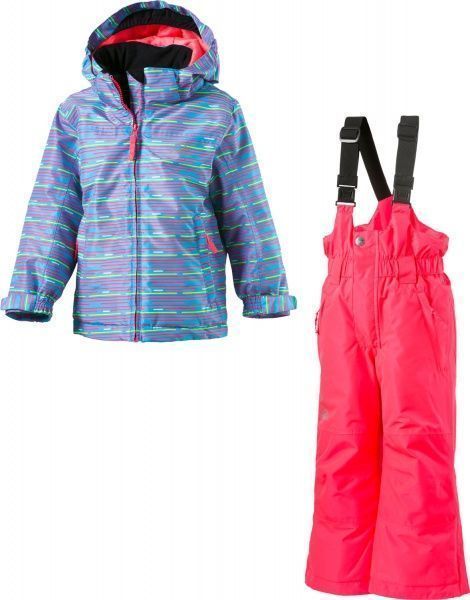 Комплект горнолыжный McKinley Timber kds + Ray kds 267564-909641 104 разноцветный