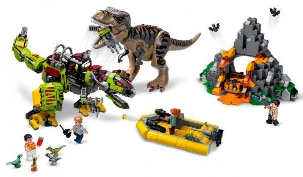 Конструктор LEGO Jurassic World Бій тиранозавра проти робота-динозавра 75938