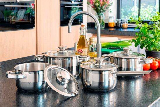 Набор кастрюль FURORE 8 предметов 03000534 Sola