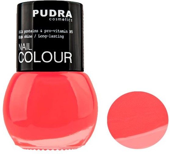 Лак для ногтей Pudra Cosmetics Nail Colour №29 ярко-розовый 13 мл 