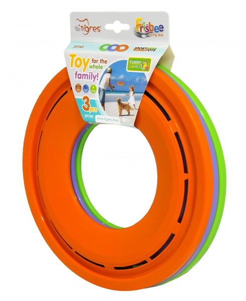 Фрізбі Тигрес Диск, що літає 3 шт. 39749