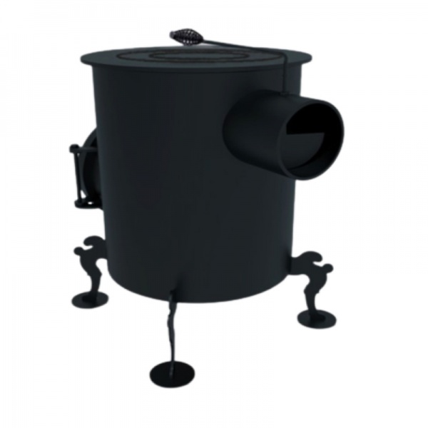 Печь-буржуйка ДіАрт Шалена Lux (75 м3)