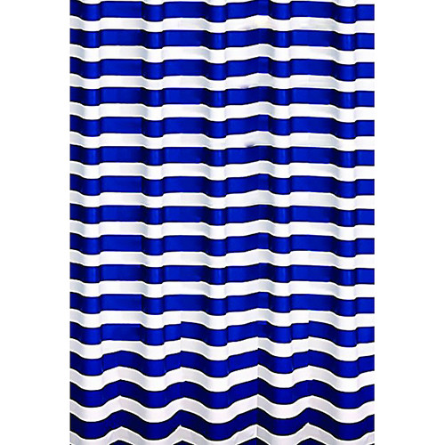 Шторка для ванны Bisk PEVA MARINE темно-синий (кольца в комплекте)