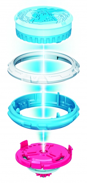 Игровой набор Infinity Nado VI Starter Battle Set Gold Warrior Phoenix vs Lighting Leopard EU654183