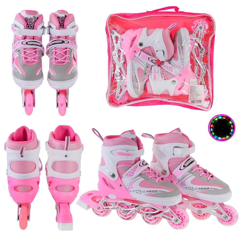 Роликовые коньки Shantou Sport S (29-33) RL2419 р. 29-33 в ассортименте