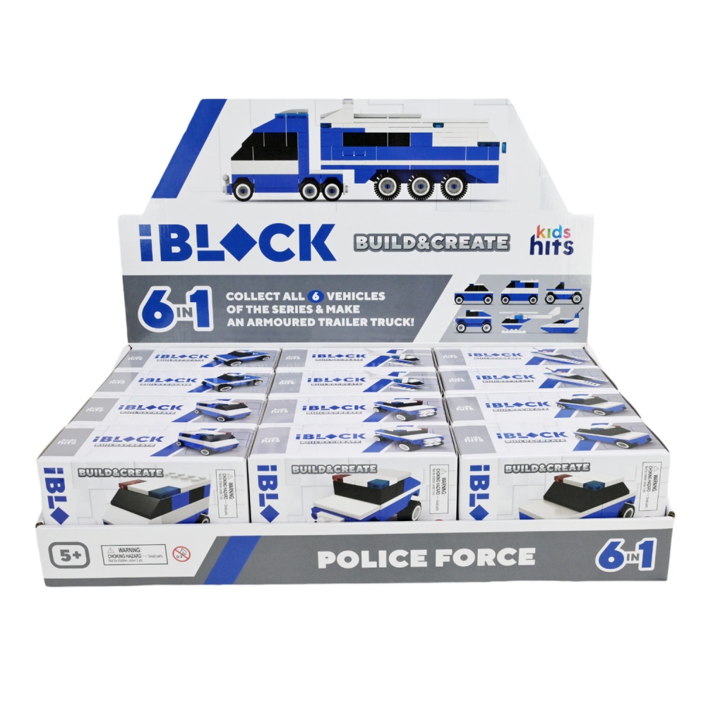 Конструктор Iblock Kids hits JUNIOR Полиция (в ассортименте) KH51/005