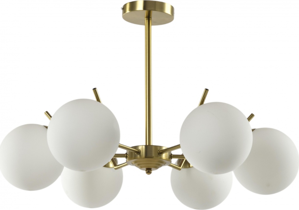 Люстра потолочная Sensio Nantes 6x40 Вт E27 белый ALPL-PL321148-6