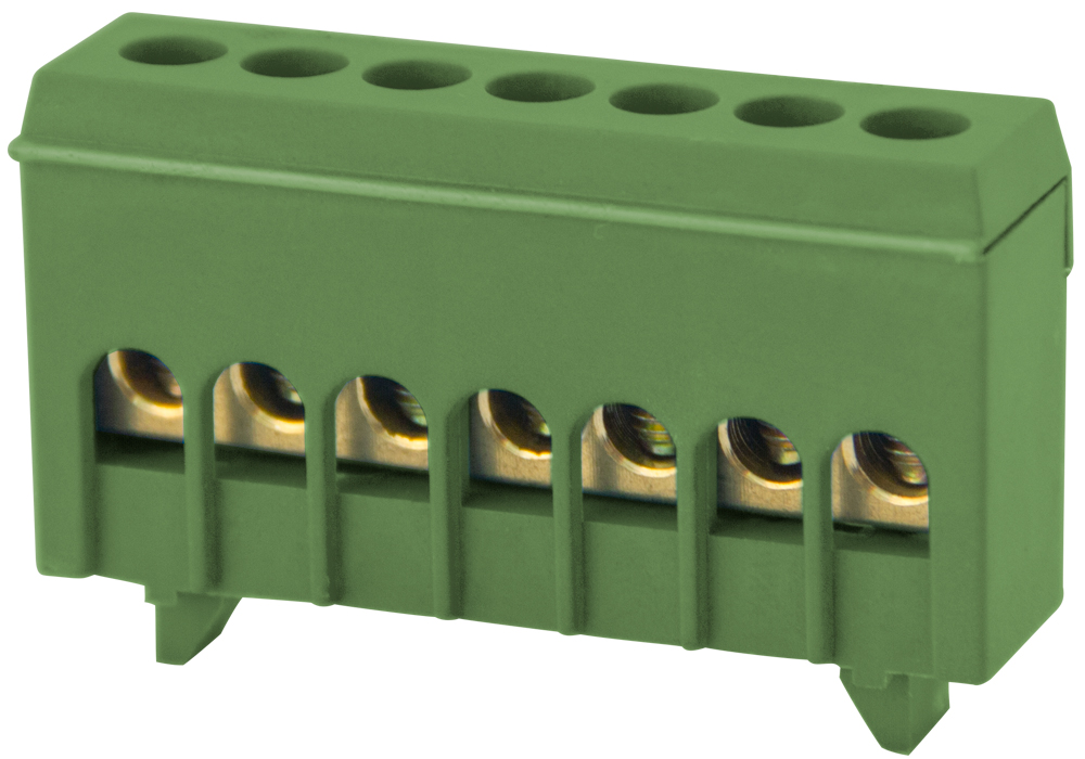 Нульова шина з ізолятором на DIN-рейку E.NEXT e.bsi.pro.1.7 p0650017