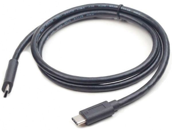 Кабель Cablexpert USB Type-C – USB Type-C 1 м чорний (CCP-USB3.1-CMCM-1M) преміум 