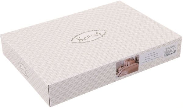 Комплект постельного белья Loft 2 кофейный Karna 