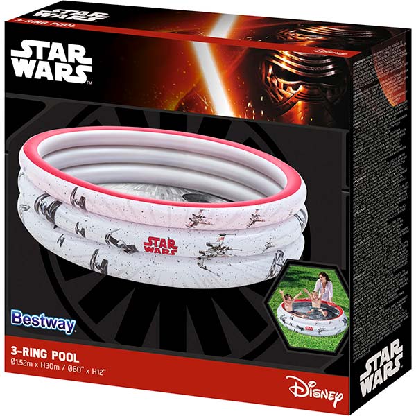 Басейн надувний Bestway Star Wars 153х30 см 91209