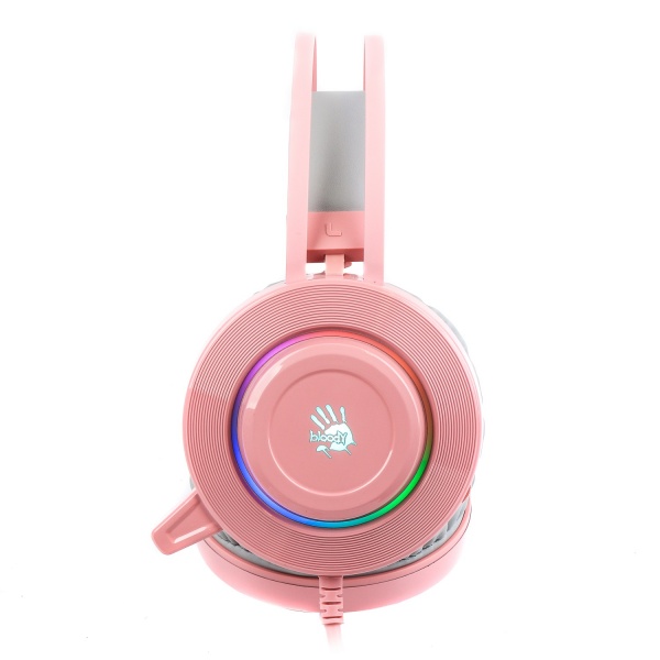 Навушники A4Tech pink (G521 Bloody (Pink)) Hi Fi, 7.1 віртуальний звук, підсвічування 