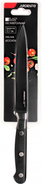 Нож универсальный Ardesto Black Mars 25.2 см (AR2034SW)