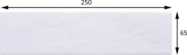 Плитка Allore Group Mono White F PR 6,5х25 NR 