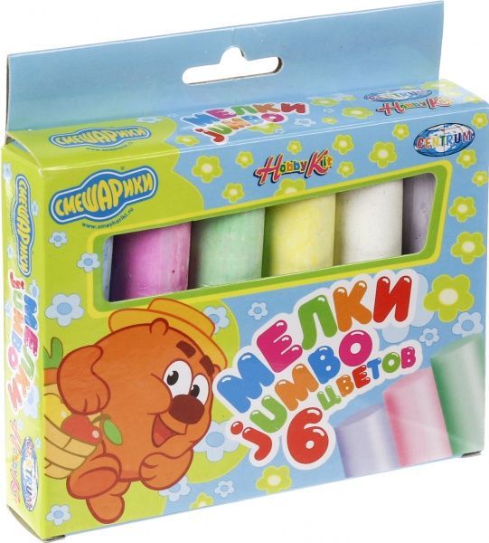 Крейда кольорова 6 шт. 83979 Centrum