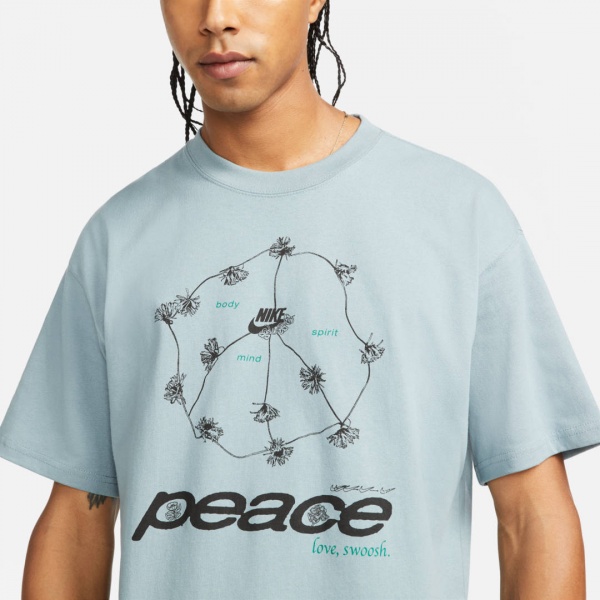 Футболка Nike M NSW SUST GRAPHIC TEE 2 DN5137-041 р.M темно-сірий