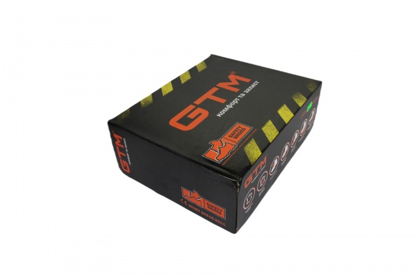 Ботинки профессиональные GTM Active с комп.носком на шнурках нубук р.43 870429 черный с желтым