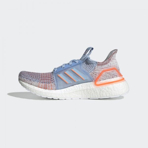 Кроссовки Adidas UltraBOOST 19 w G27483 р.5,5 голубо-розовый