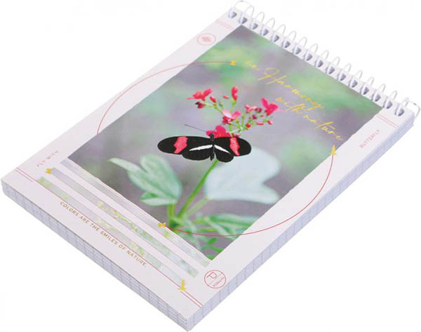 Блокнот А6 у клітинку 96 листів в асортименті Поділля