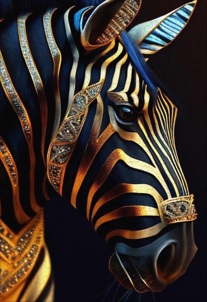 Пазл деревянный MISLT Зебра