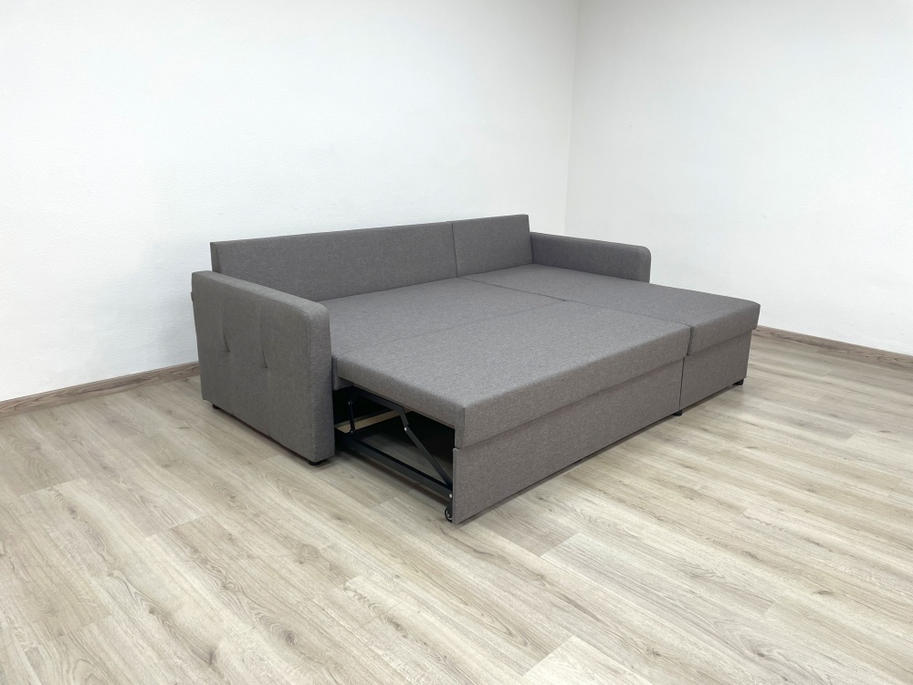 Диван кутовий Елегант ЕпіСофт ДАКАР сірий 2200x1550x880 мм