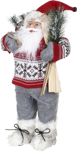 Декоративна фігура Дід Мороз лісовий S1801A 80 см 