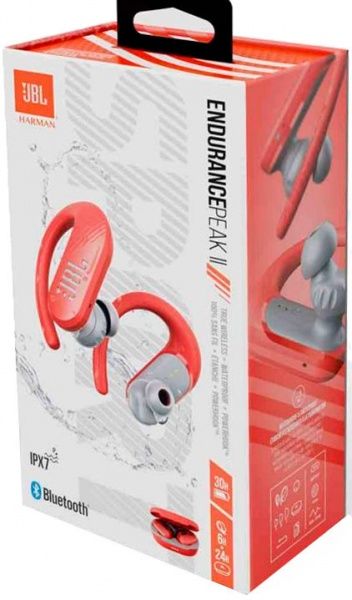 Навушники JBL Endurance Peak II coral (JBLENDURPEAKIICO) 